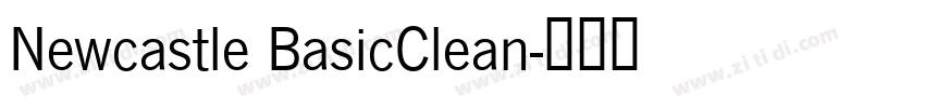 Newcastle BasicClean字体转换 Newcastle BasicClean字体转换